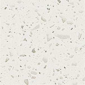 crystal white polished chroma counter